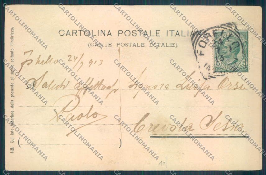 Vercelli Fobello PIEGA cartolina ZT6538 – retro