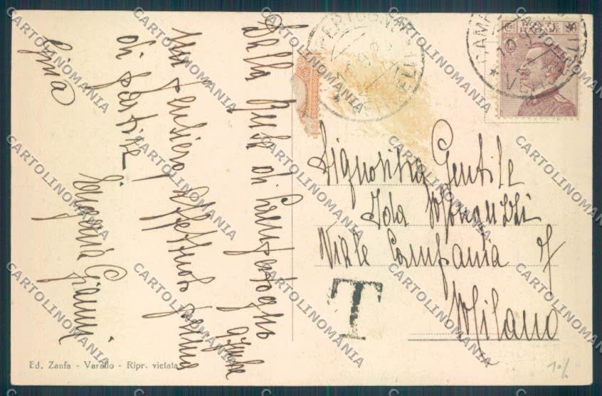 Vercelli Goreto Grampa Mollia cartolina ZT6541 – retro