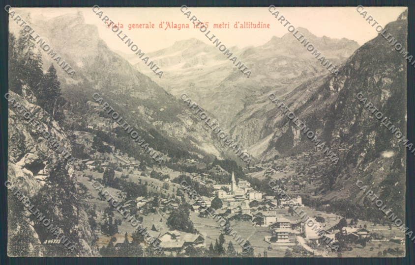 Vercelli Alagna cartolina ZT6549 – fronte