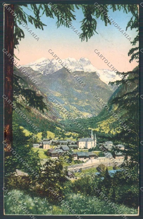 Vercelli Riva Monte Rosa cartolina ZT6574 – fronte