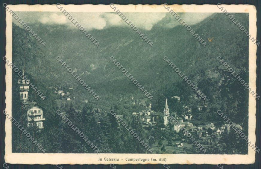 Vercelli Campertogno cartolina ZT6596 – fronte