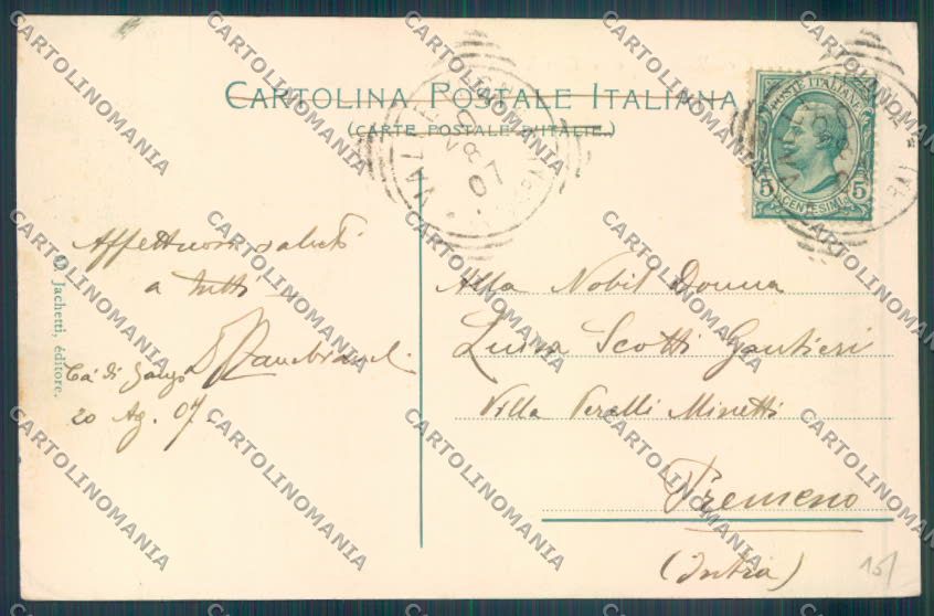 Vercelli Riva Valdobbia cartolina ZT6598 – retro