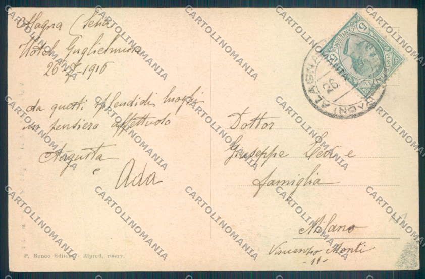 Vercelli Alagna cartolina ZT6602 – retro