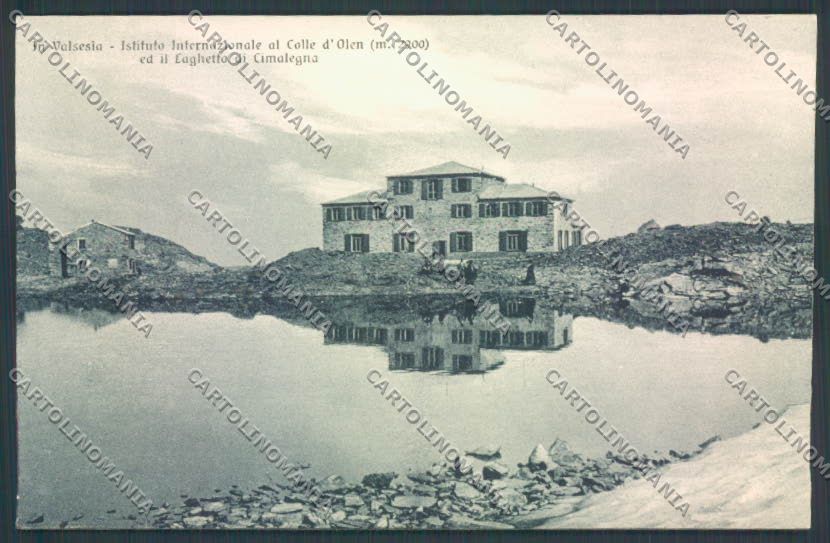 Vercelli Colle d'Olen Laghetto Cimalegna cartolina ZT6606 – fronte
