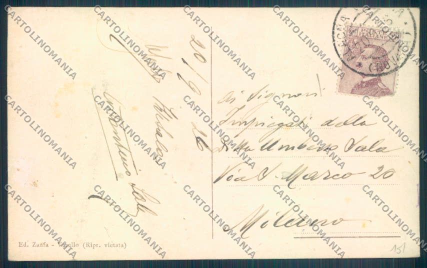 Vercelli Alagna cartolina ZT6608 – retro