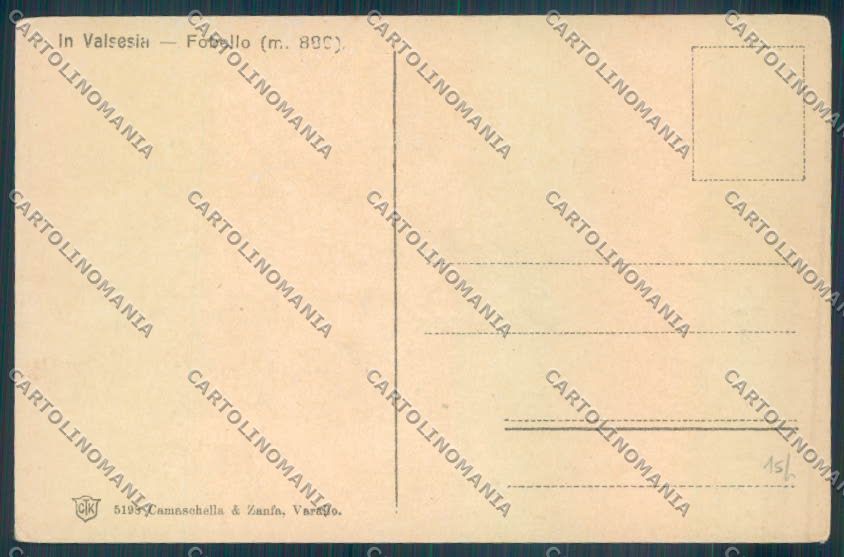 Vercelli Fobello cartolina ZT6610 – retro