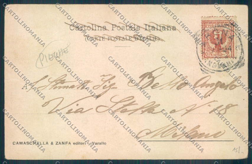 Vercelli Alagna PIEGHE cartolina ZT6615 – retro