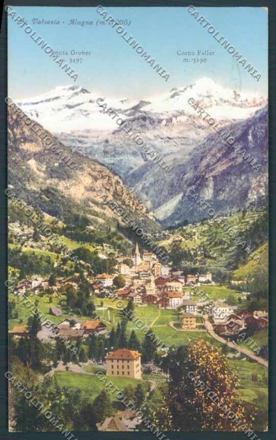 Vercelli Alagna cartolina ZT6630 – fronte