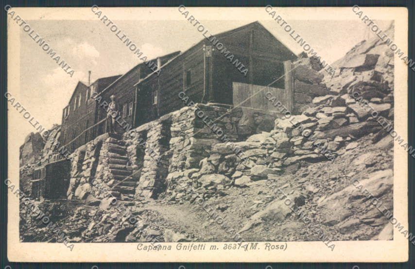 Vercelli Monte Rosa Capanna Gnifetti cartolina ZT6639 – fronte