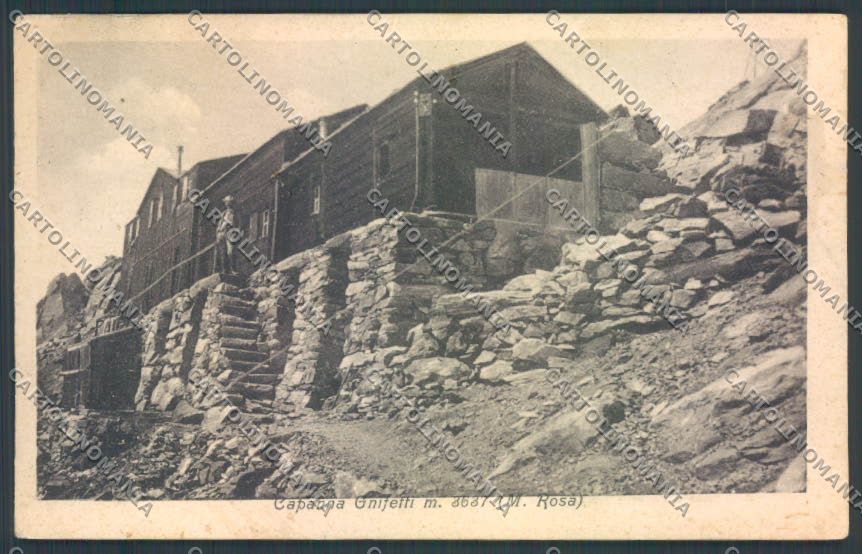 Vercelli Monte Rosa Capanna Gnifetti cartolina ZT6640 – fronte