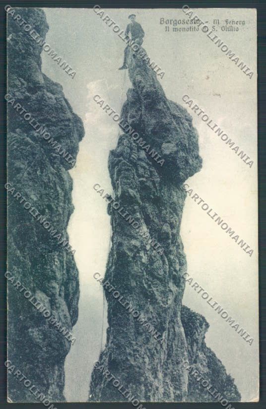 Vercelli Borgosesia Monte Fenera Alpinismo cartolina ZT6644 – fronte