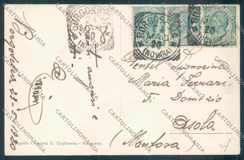Vercelli Borgosesia Monte Fenera Alpinismo cartolina ZT6644 – retro