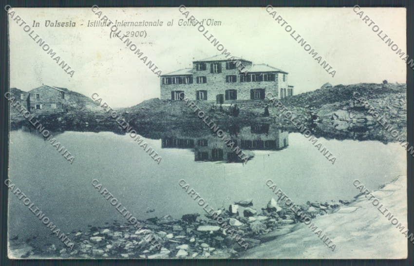 Vercelli Colle d'Olen Laghetto Cimalegna cartolina ZT6645 – fronte