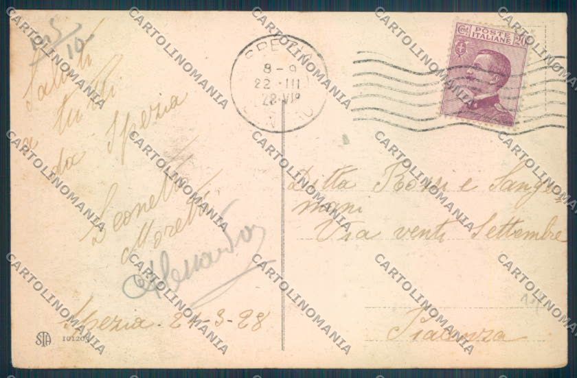 La Spezia Città cartolina ZT6662 – retro