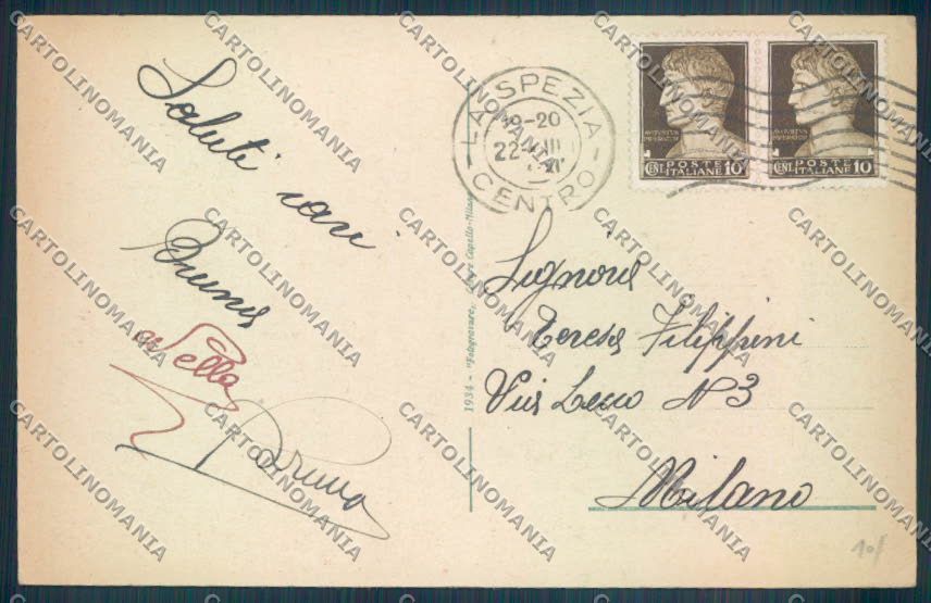 La Spezia Città cartolina ZT6669 – retro
