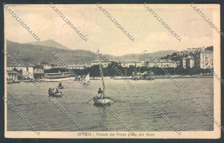 La Spezia Città PIEGA cartolina ZT6708 – fronte