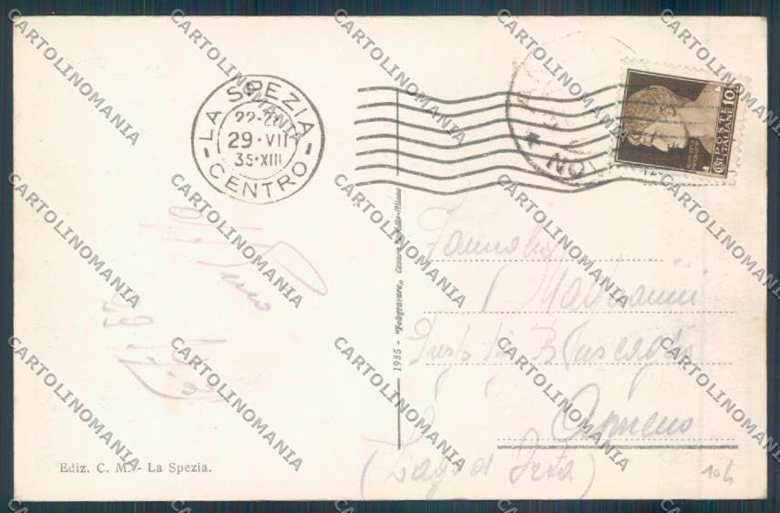 La Spezia Città cartolina ZT6712 – retro