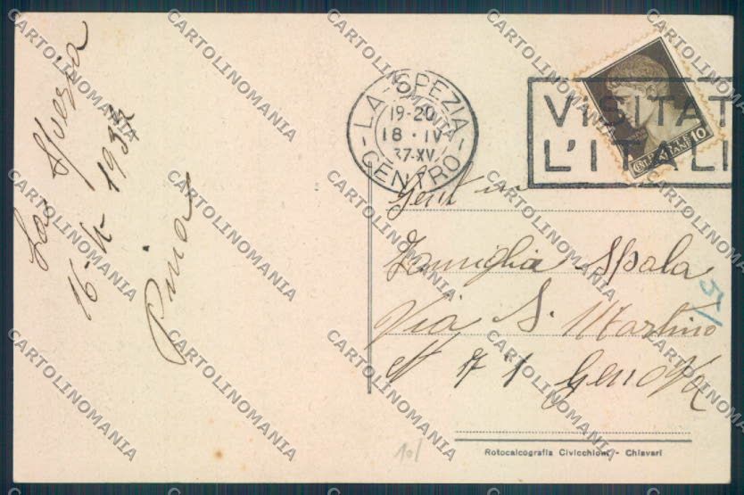La Spezia Città cartolina ZT6720 – retro