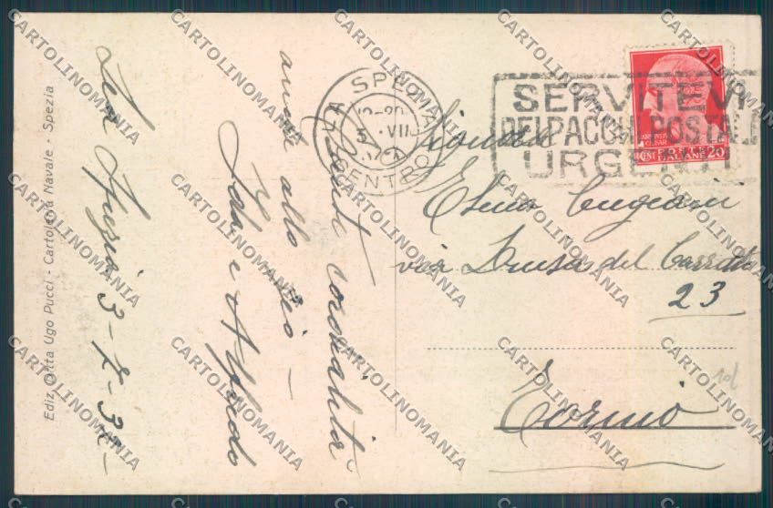 La Spezia Città cartolina ZT6724 – retro