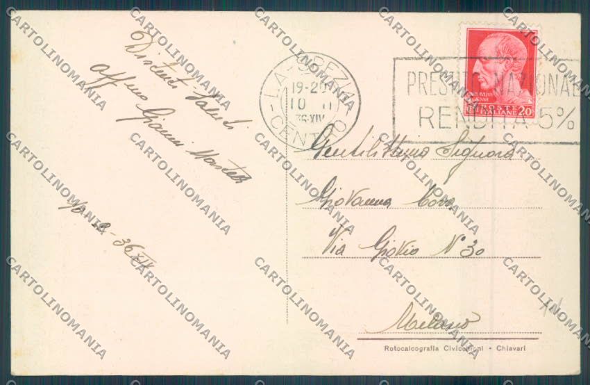 La Spezia Città cartolina ZT6737 – retro