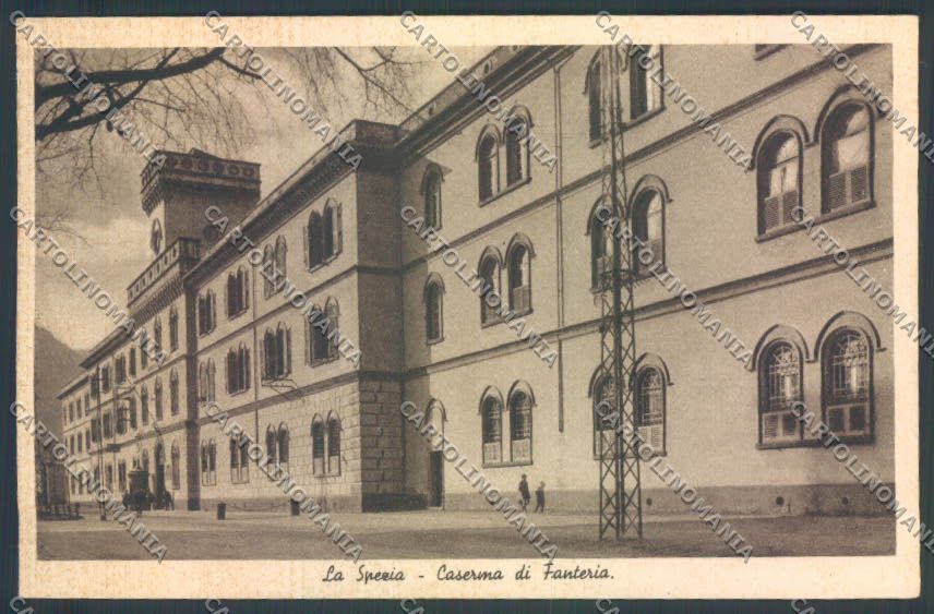 La Spezia Città Caserma Fanteria cartolina ZT6745 – fronte