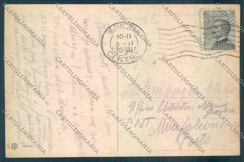 La Spezia Città cartolina ZT6785 – retro