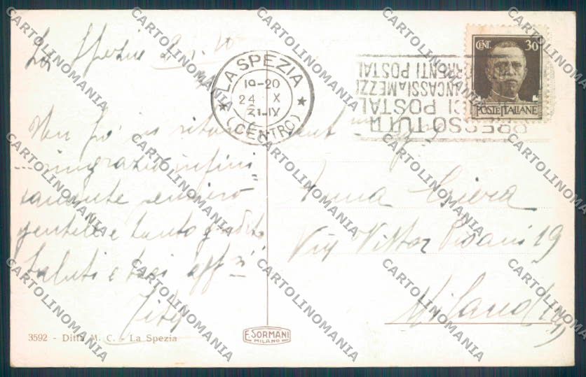 La Spezia Città cartolina ZT6791 – retro