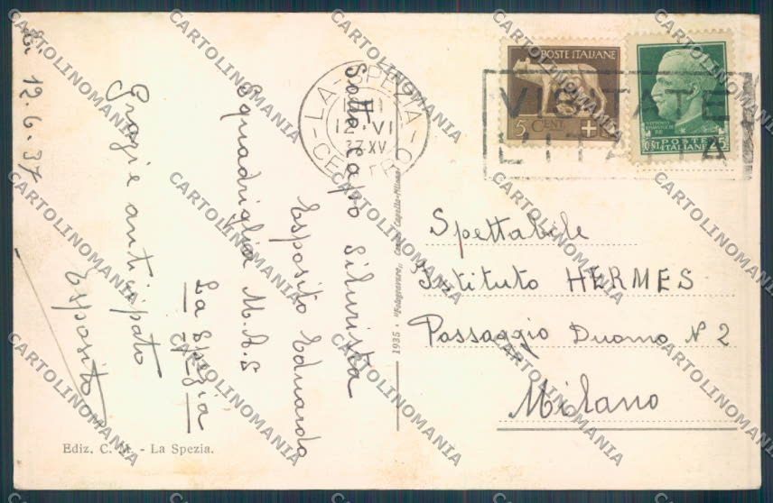 La Spezia Città cartolina ZT6797 – retro