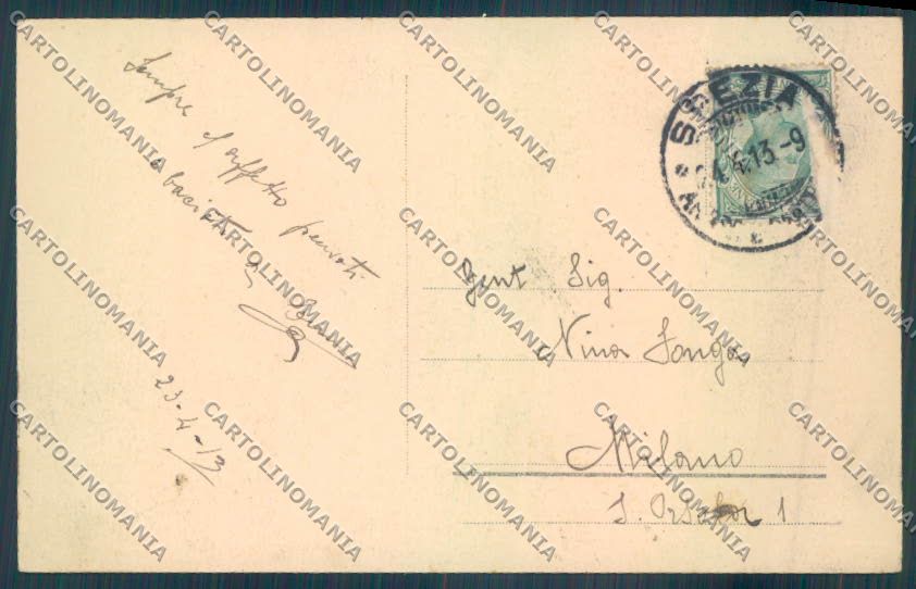 La Spezia Città Arsenale cartolina ZT6800 – retro