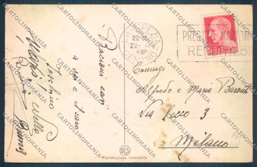 La Spezia Città cartolina ZT6807 – retro