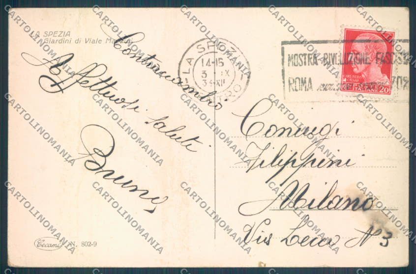 La Spezia Città cartolina ZT6808 – retro