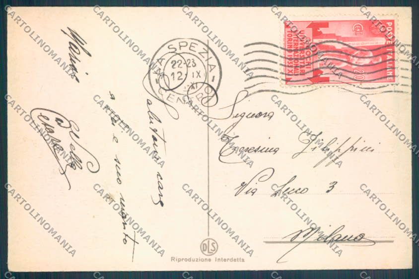 La Spezia Città cartolina ZT6815 – retro