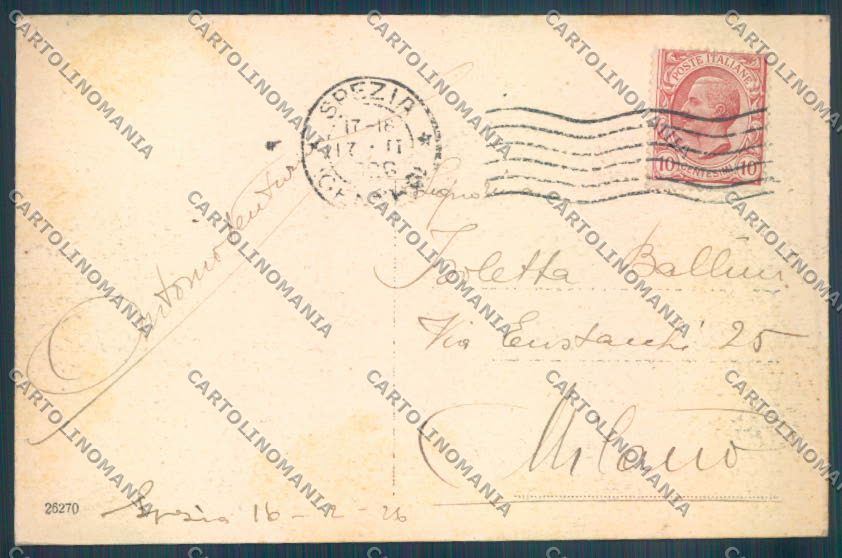La Spezia Città Garibaldi cartolina ZT6823 – retro