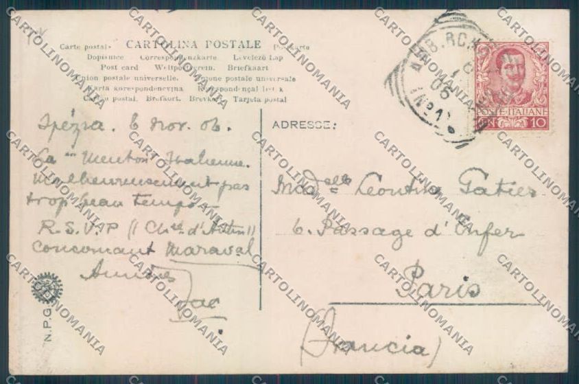 La Spezia Città NPG Foto cartolina ZT6843 – retro