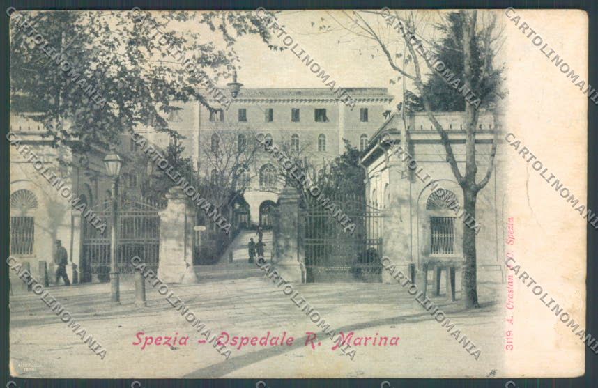 La Spezia Città Ospedale Marina PIEGHINA cartolina ZT6851 – fronte