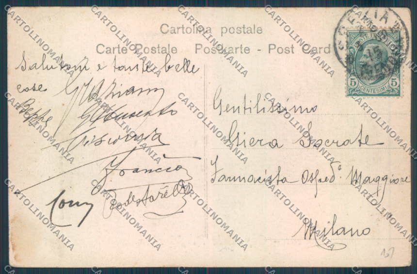 La Spezia Città Ospedale Marina PIEGHINA cartolina ZT6851 – retro