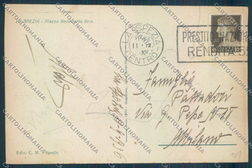 La Spezia Città cartolina ZT6854 – retro