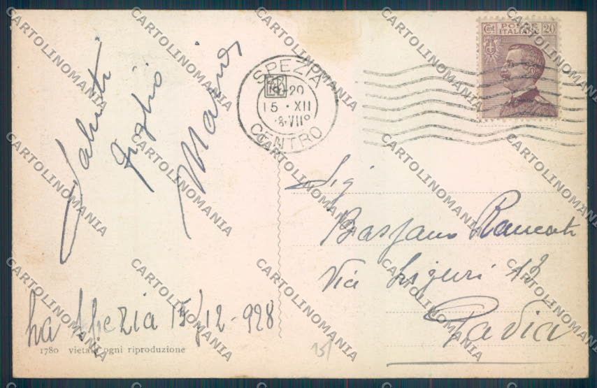 La Spezia Città Chiaro di Luna cartolina ZT6859 – retro
