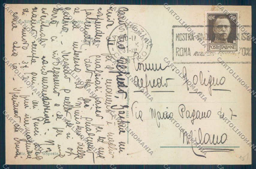 La Spezia Città cartolina ZT6860 – retro