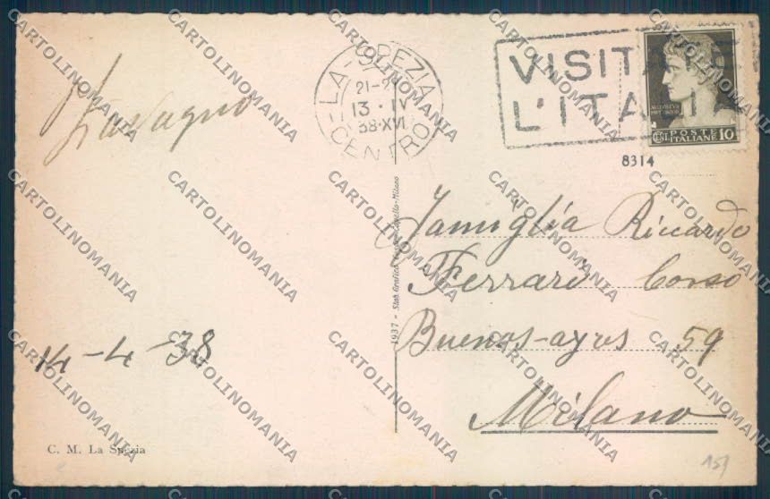 La Spezia Città cartolina ZT6861 – retro