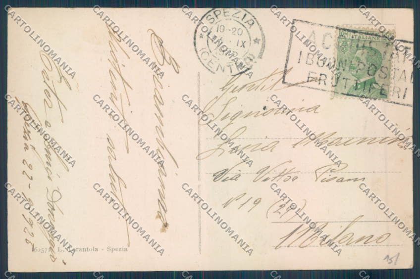 La Spezia Città cartolina ZT6870 – retro