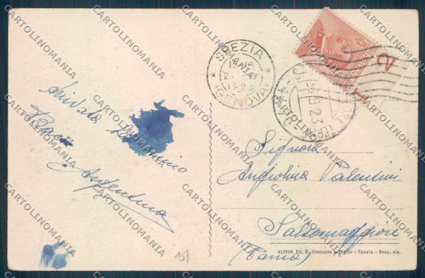 La Spezia Città cartolina ZT6872 – retro