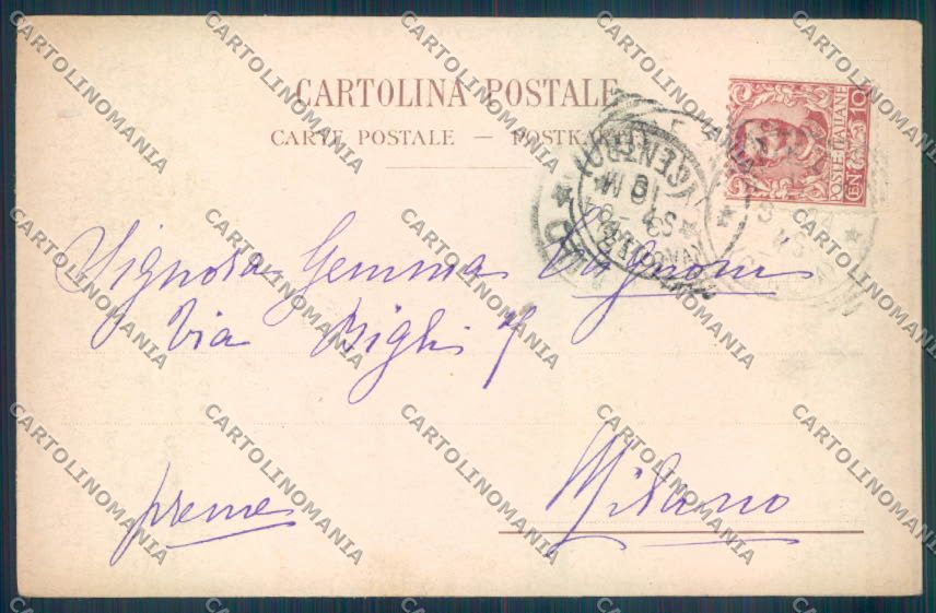 La Spezia Città PIEGHINA cartolina ZT6878 – retro