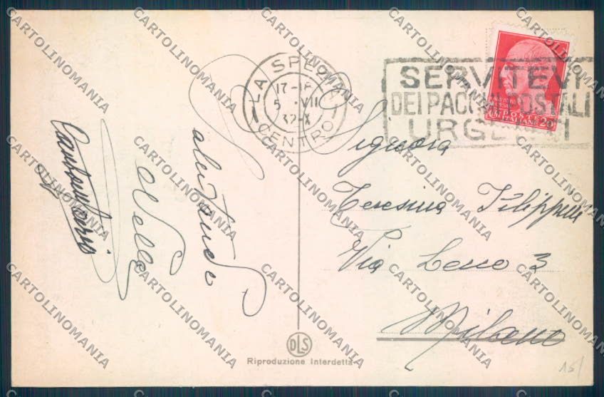 La Spezia Città cartolina ZT6880 – retro