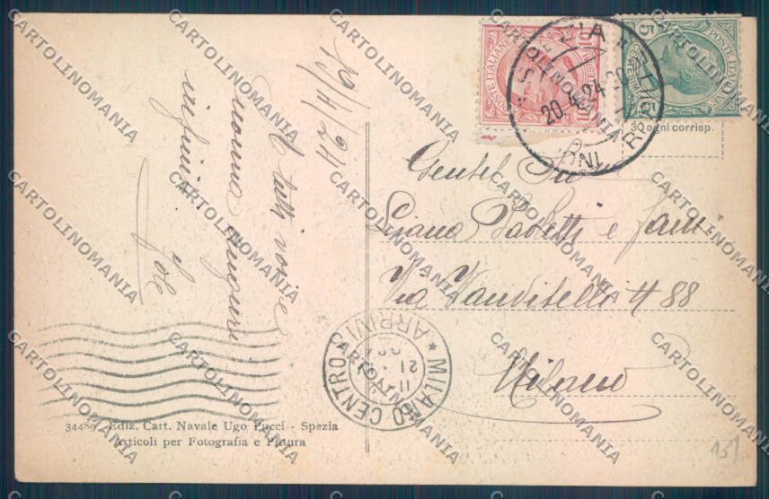 La Spezia Città cartolina ZT6881 – retro