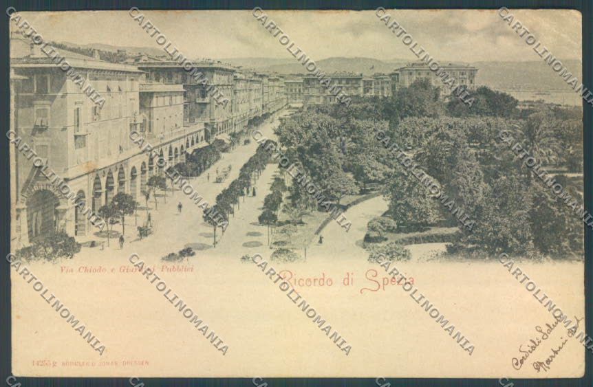 La Spezia Città PIEGHINE cartolina ZT6882 – fronte
