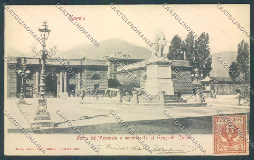 La Spezia Città Arsenale cartolina ZT6886 – fronte