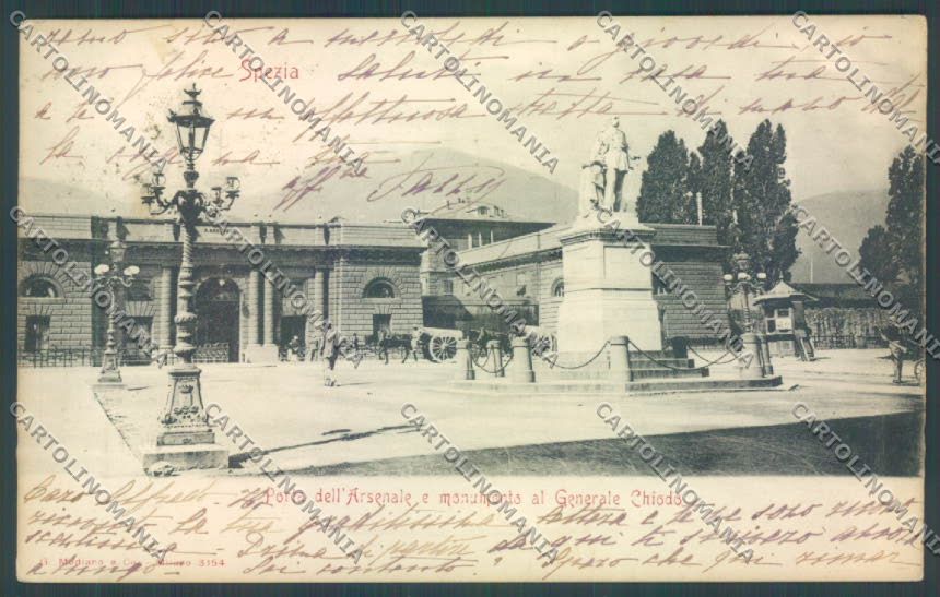 La Spezia Città Arsenale cartolina ZT6888 – fronte