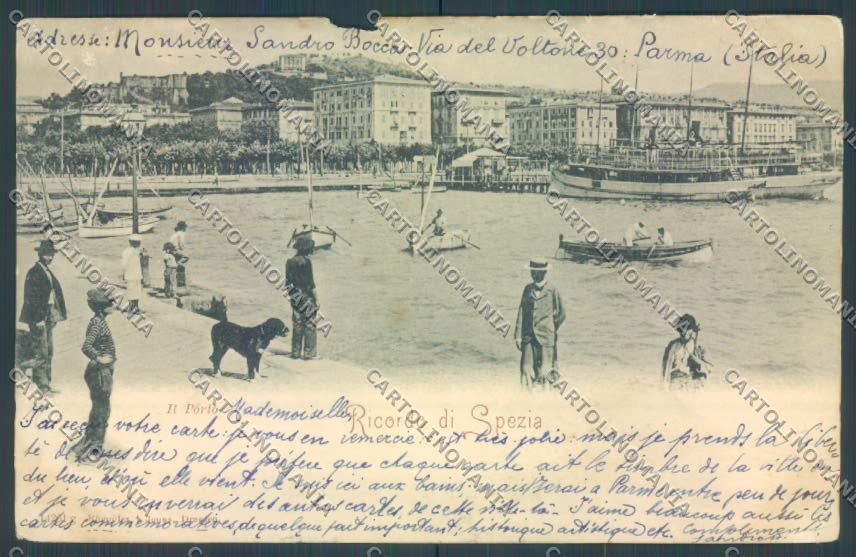 La Spezia Città RIPARATA cartolina ZT6897 – fronte