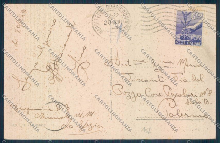 La Spezia Città cartolina ZT6908 – retro